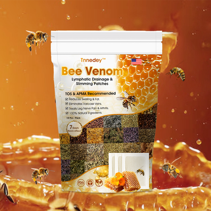 Order 1 Get 1 Free Bee Venom Lymphatic Drainage & Slimming Foot Patches (Pack of 10+10)