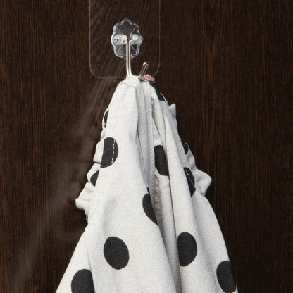Transparent Reusable Adhesive Wall & Screw Hooks Order 10 Get 10 Free – Heavy Duty, No-Drill,
