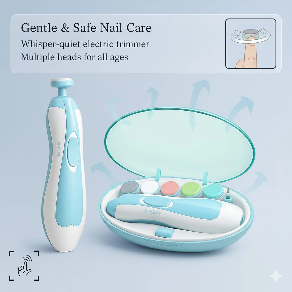 Electric Baby Nail Trimmer | Safe & Gentle Nail Care